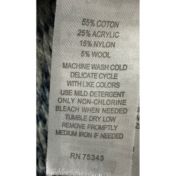 Women’s Kaisely Waterfall Open Front Blue Cardigan Long Sleeve Sweater Size S - Picture 5 of 6